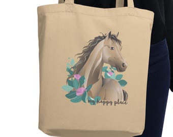 Eco-friendly shopping bag with horse