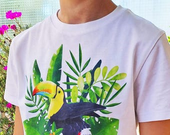 Organic Cotton Toucan T-Shirt for Boys