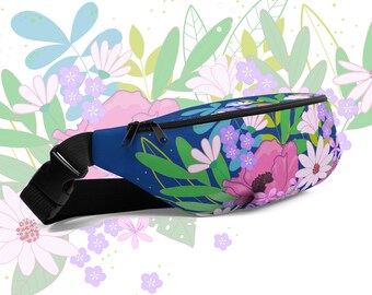 Flower pouch to personalize with your name