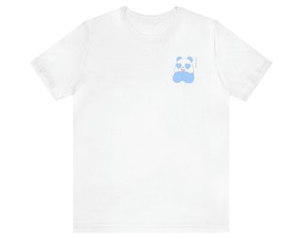 Unisex Jersey Kurzarm Panda Tee