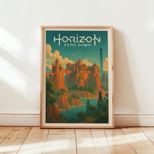 Horizon Zero Dawn アートポスター、ゲーム用壁飾り（デジタルダウンロード）