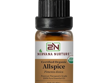 Organic Allspice Essential Oil, 100% Pure (10ml)
