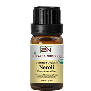 Organic Neroli Essential Oil USDA Certified, 100% Pure, 10ml