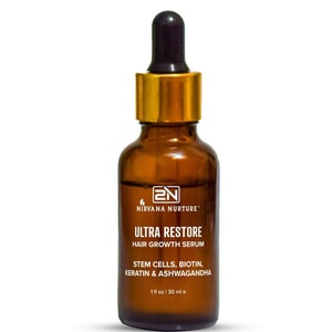 Ultra Restore Hair Growth Serum Boost Fuller Hair Growth and Reduce Hair Loss,  Nourishes Hair Follicle, Hydrates the Scalp and Detox Scalp