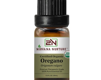 Organic Oregano Essential Oil, 100% Pure, 10ml
