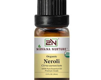 Organic Neroli Essential Oil USDA Certified, 100% Pure, 10ml