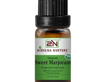 Organic Sweet Marjoram Essential Oil, 100% Pure, 10ml