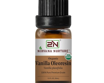 Organic Vanilla Oleoresin Oil, 100% Pure, 10ml