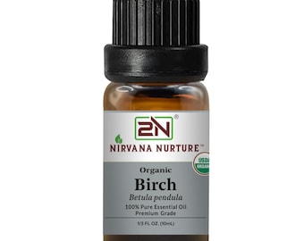 Organic Birch Essential Oil, 100% Pure, 10ml
