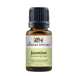Jasmin eterisk olja: 100 % ren, terapeutisk kvalitet, aromaterapi