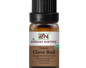 Organic Clove Bud Essential Oil, USDA Certified, 10ml