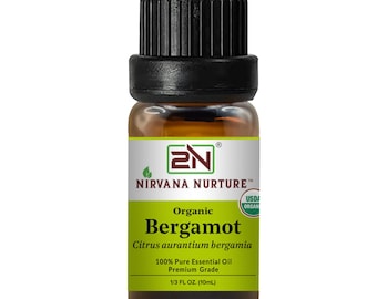 Organic Bergamot Essential Oil, 100% Pure (10ml)