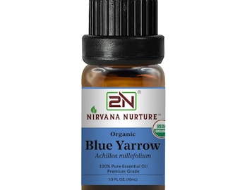 Organic Blue Yarrow Essential Oil, 100% Pure (10ml)