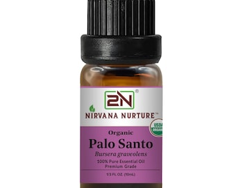 Organic Palo Santo Essential Oil, 100% Pure, 10ml