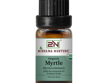 Organic Myrtle Essential Oil, 100% Pure, 10ml