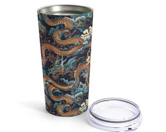 Tumbler Insulated Drinking Cup - Asian Dragon 2