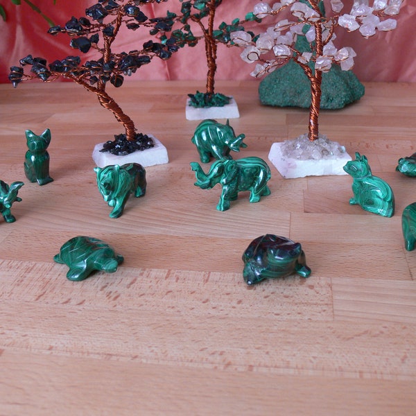 Miniature en malachite (<70g)