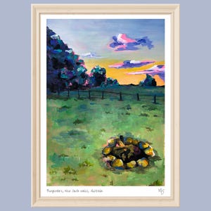 Physical Print - Bungendore, NSW, Australia - Unframed, Original Artwork & Photography