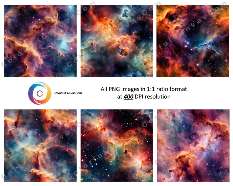 May include: A vibrant nebula with swirling clouds of red, orange, yellow, and blue. The nebula is filled with stars of various sizes and colors. This image is a digital illustration of a nebula.