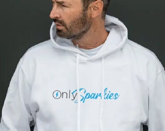 OnlySparkies Hoodie - OnlyFans Parodie Pullover, Sparkies Sweatshirt, Elektriker Top, Parodie Design, Unisex Männer Frauen Statement Humor Geschenk