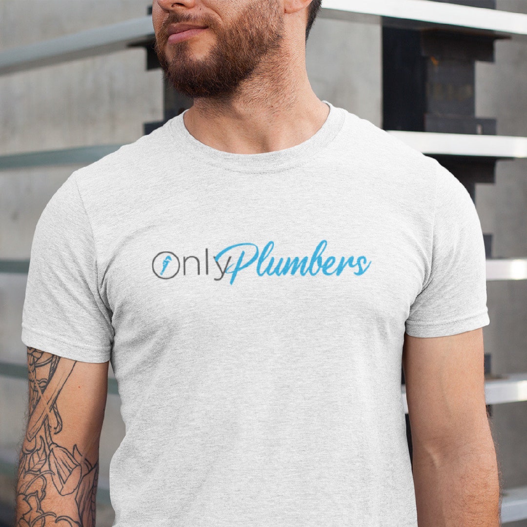 Onlyplumbers T-shirt - Onlyfans Parody Shirt, Plumbers Top, Plumbing T