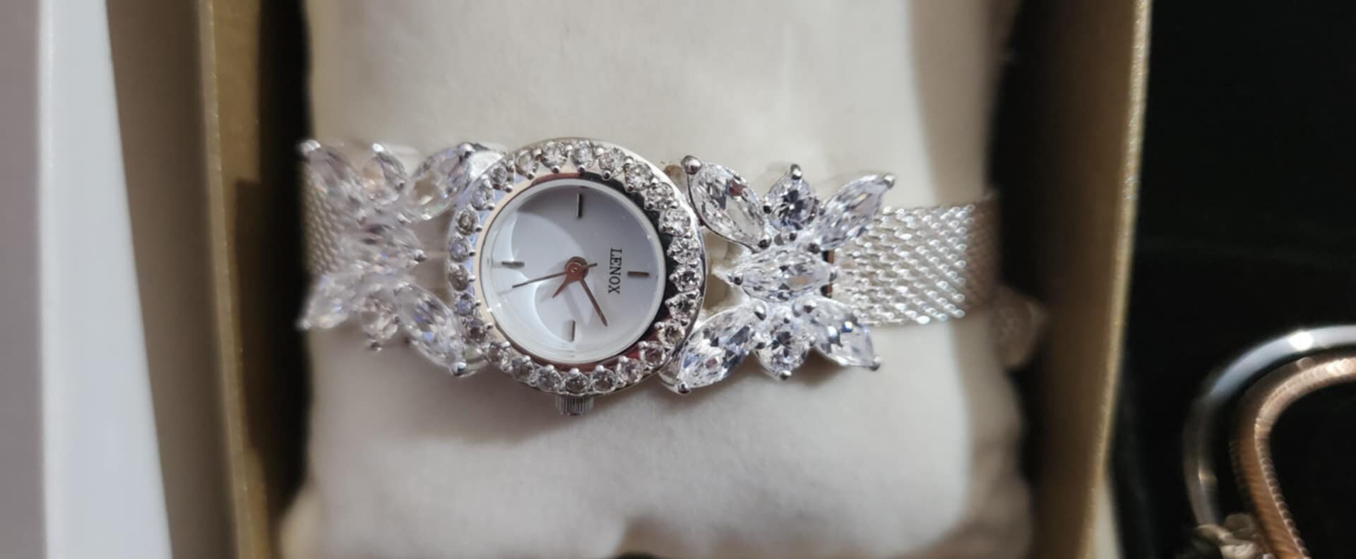 Lenox crystal butterfly watch deals
