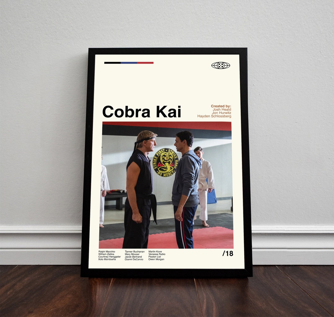 Cobra Kai Poster Cobra Kai Print Minimalist Art Hight - Etsy