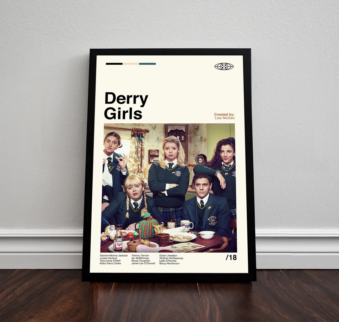 Derry Girls Poster Derry Girls Art Lisa Mcgee Poster Etsy