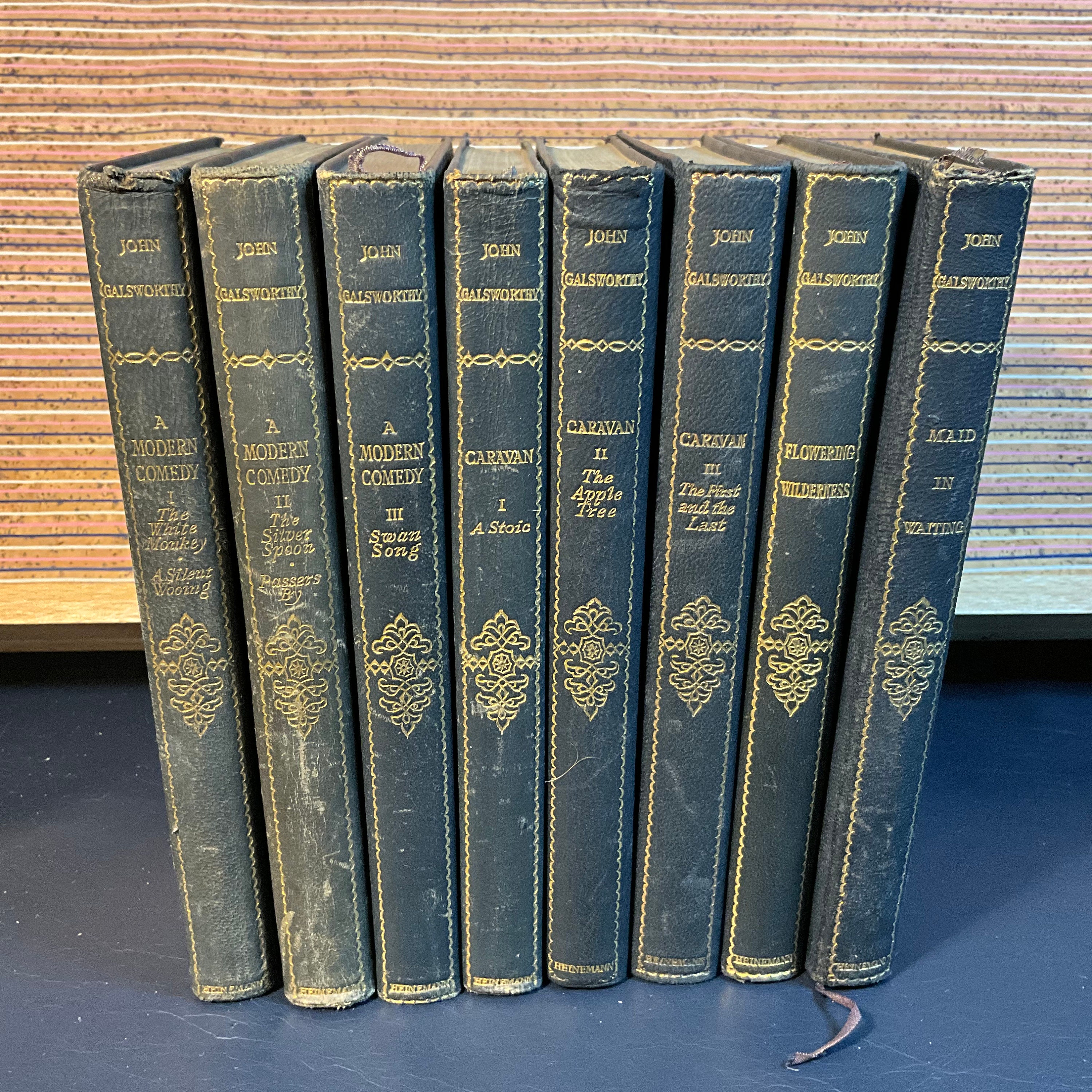 The Works of John Galsworthy, Volumes 16-21, 23, 24 - Set of