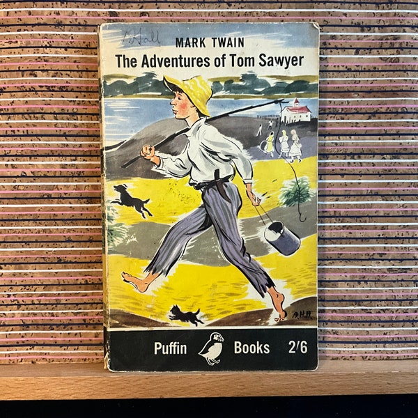 Die Abenteuer des Tom Sawyer von Mark Twain - Taschenbuch, Puffin Books, erschienen bei Penguin Books Limited, 1961