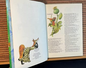 チェコ　ヴィンテージ絵本　ANIMAL FAIRY STORIES Animal Fairy Stories, Retold by Alena Benešová, Translated