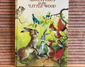 Aventuras en el pequeño bosque de Anne-Marie Dalmais, Imágenes de Paul Durand - Libro de tapa dura para niños ilustrado vintage Paul Hamlyn 1969