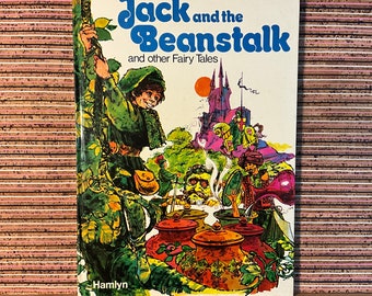 Jack and the Beanstalk and other Fairy Tales, retold by Jane Carruth - Vintage First UK Edition Illustrated Hardback Book, Hamlyn 1975