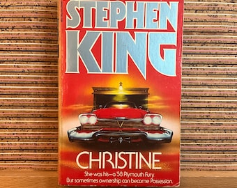 Christine by Stephen King: Vintage 1984 First UK Paperback Edition