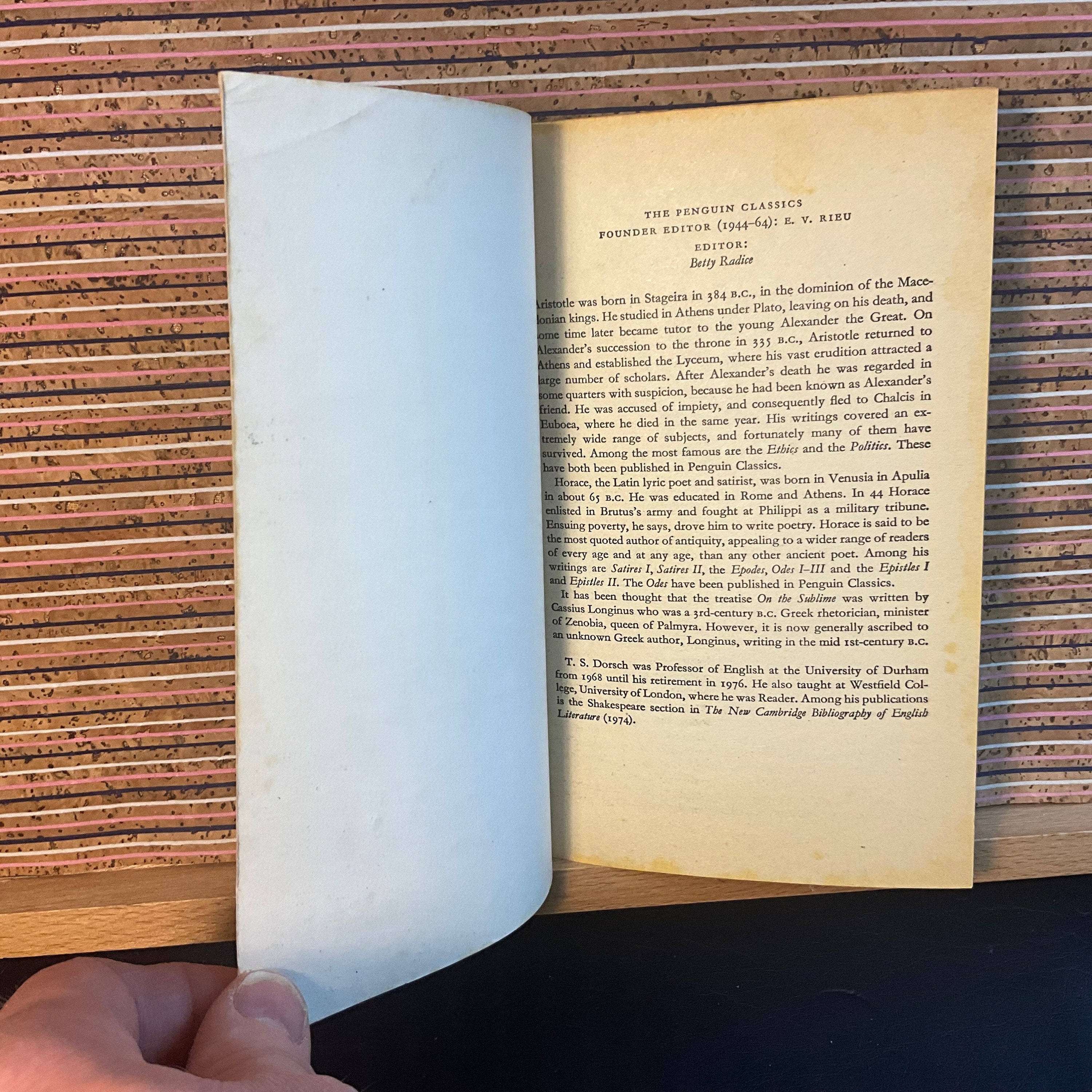 Classical Literary Criticism by Aristotle, Horace, Longinus