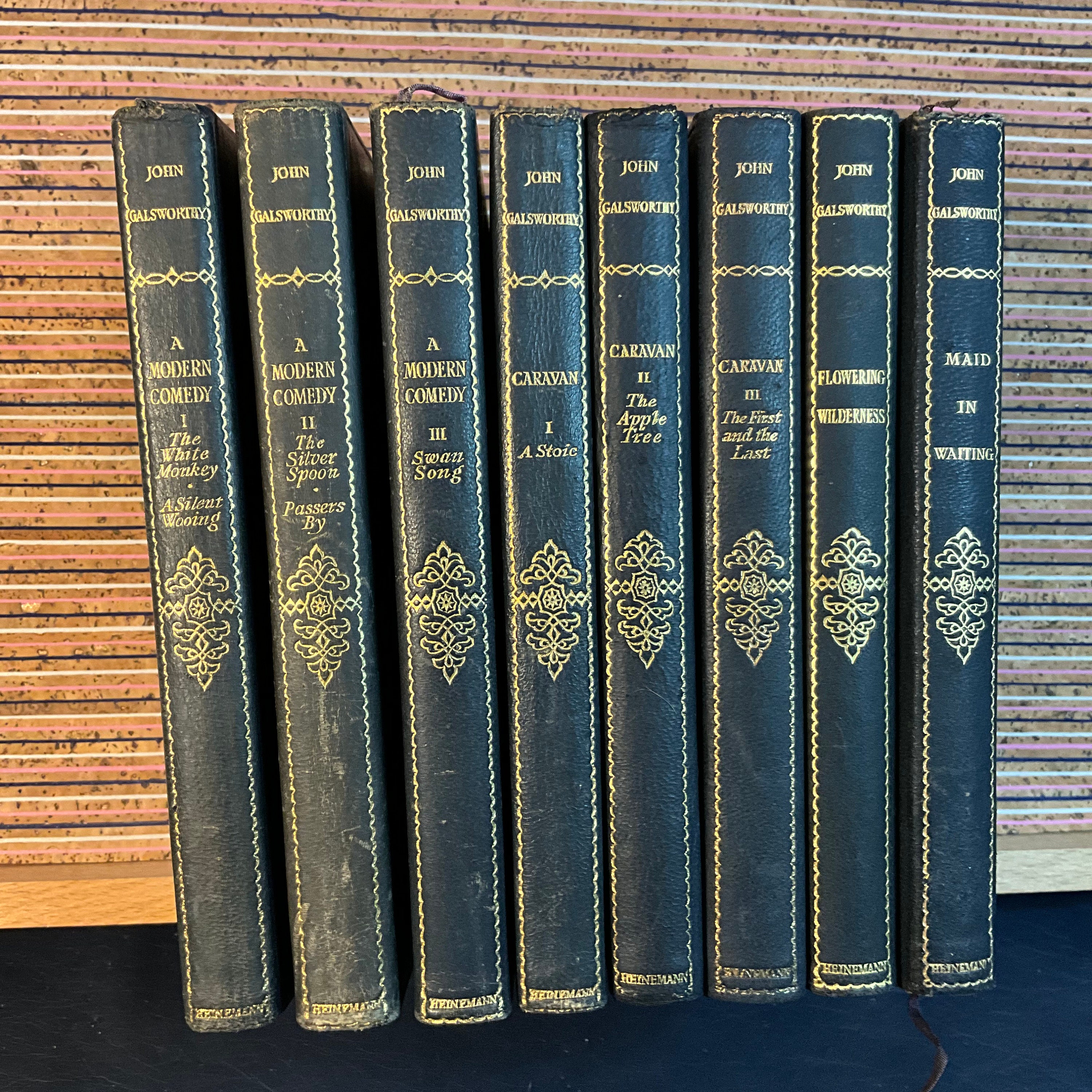 The Works of John Galsworthy, Volumes 16-21, 23, 24 - Set of