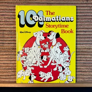El libro de cuentos de los 101 dálmatas de Walt Disney - Vintage Illustrated Children's Hardback, Boots Company, Purnell Books, Popular Press 1984