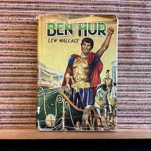 Ben Hur by Lew Wallace - Vintage &quot;Dean&#39;s Classics&quot; Hardback Children&#39;s Book with Dust Jacket, Dean & Son Ltd c1960&#39;s
