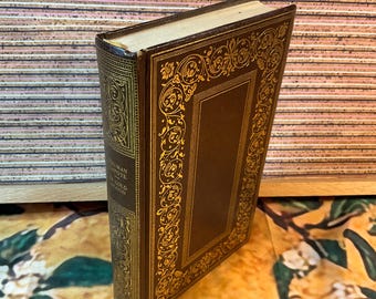 In Cold Blood by Truman Capote - Vintage UK Brown Faux Leather with Gold Gilt Illustrated Hardback, Heron Books 1970s