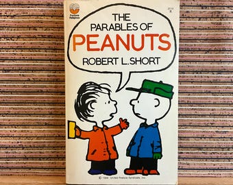 The Parable of Peanuts by Robert L. Short - Vintage Illustrated UK Paperback Book, Fontana Religious, Fontana Books 3rd Impression June 1971