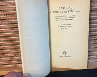 Classical Literary Criticism by Aristotle, Horace, Longinus