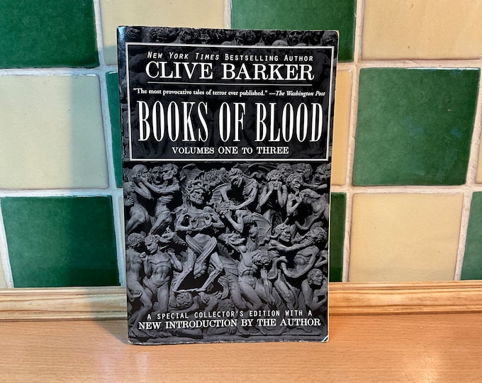 Books of Blood: Volumes 1 to 3 by Clive Barker, Special Collector's ...
