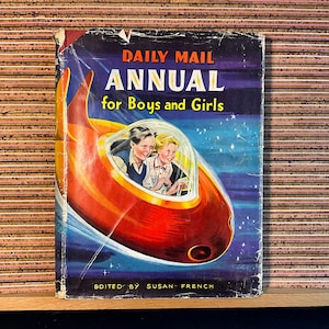 Dairy Mailstecken Jährlich für Jungen und Mädchen, herausgegeben von Susan French - Vintage First UK Edition Illustriertes Kinder-Hardcover-Buch, 1955
