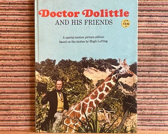 Doctor Dolittle and His Friends: a special motion picture edition based on the stories by Hugh Lofting - Illustrated Hardback, Collins 1968