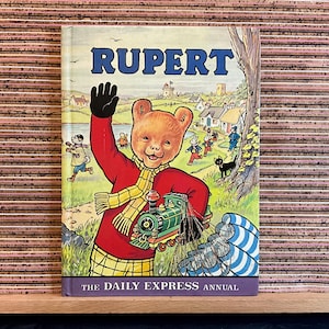 Rupert : The Daily Express Annual 1976 (No. 41), illustré par Alex Cubie - livre relié vintage pour enfants Beaverbrook Newspapers Ltd 1976