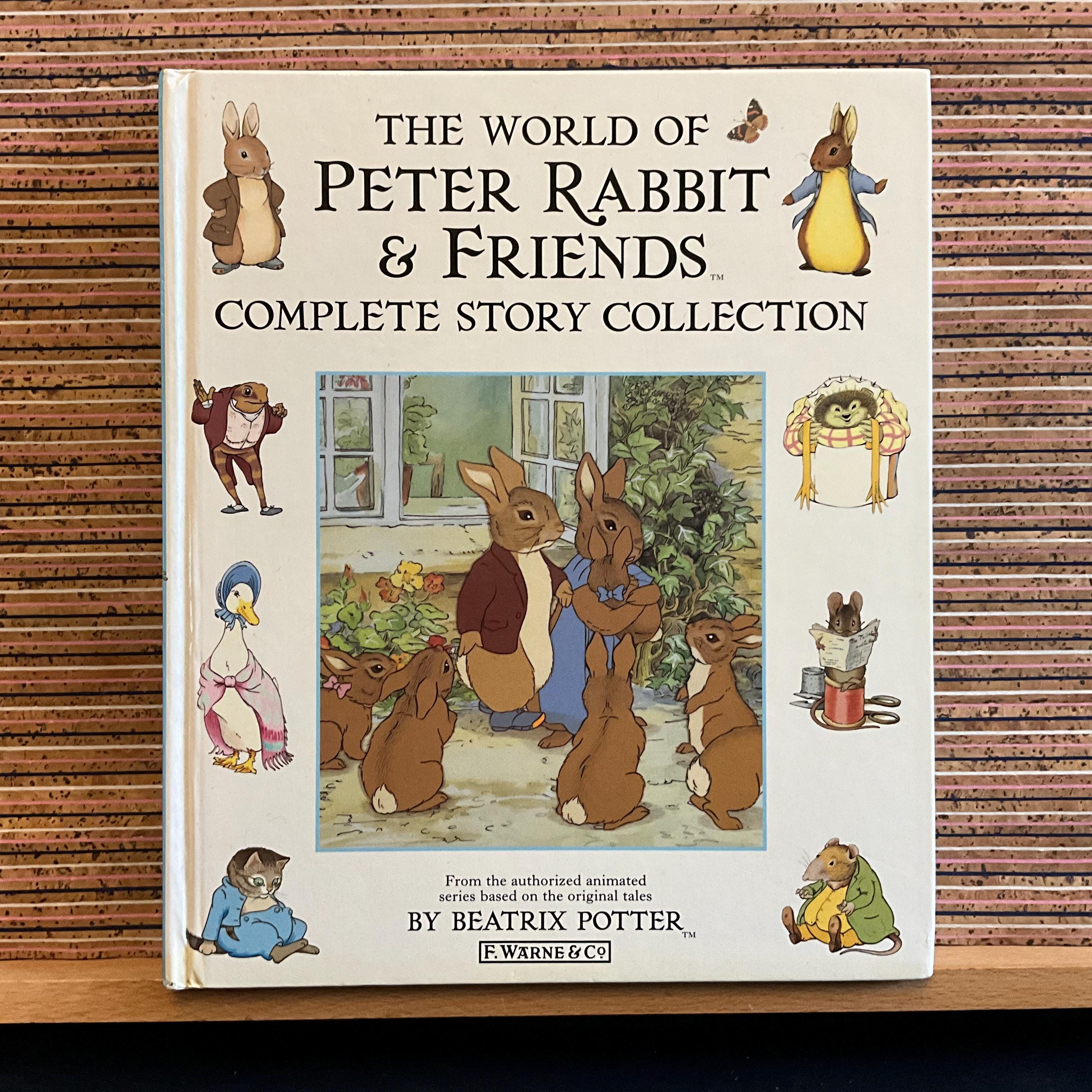The World of Peter Rabbit & Friends: Complete Story Collection by Beatrix Potter - Vintage 1st Edition 1st Printing Hardback Book Warne 1997