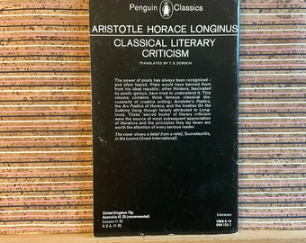 Classical Literary Criticism by Aristotle, Horace, Longinus