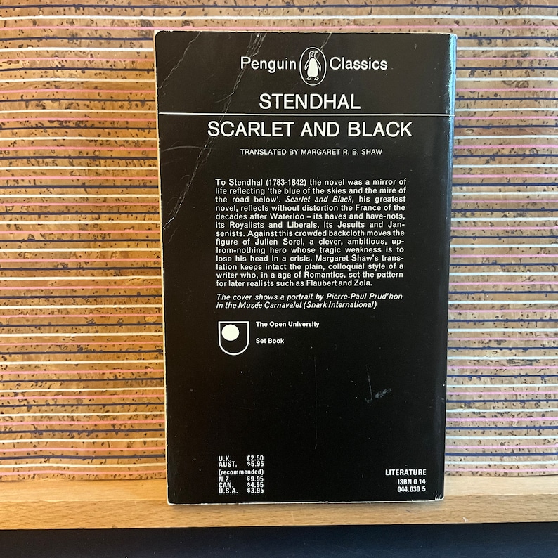 Scharlakansrött och svart av Stendhal - Vintage Penguin Classics Pocketbok bild 2