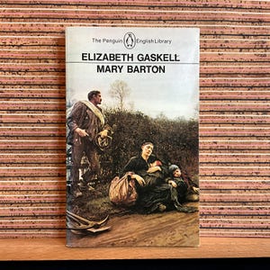 Mary Barton autorstwa Elizabeth Gaskell, pod redakcją Stephena Gilla, wydanie ze wstępem - Vintage UK Paperback Book Penguin English Library 1982