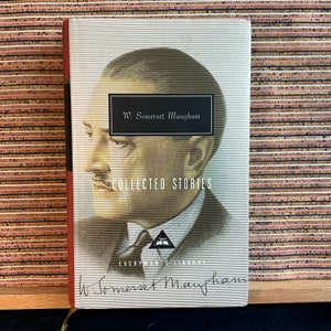 Historias recopiladas de W. Somerset Maugham - Libro de tapa dura "Everyman's Library" vintage de EE. UU., Un libro de Borzoi, Alfred A. Knopf 2004